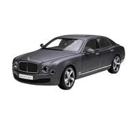 1:18 Bentley Mulsanne Modelo De Coche De Aleación Completo Color Negro para Exhibición En Casa para Coleccionistas Miniatura De Colección
