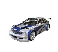 1:18 BMW M3 GTR E46 Simulación De Aleación Modelo De Coche Estático Colección De Decoración del Hogar