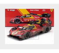 Ferrari 499P #50 Ganador 24H Le Mans 2024 ""VERSIÓN SUCIA"" Bburago 1/18 18-1...