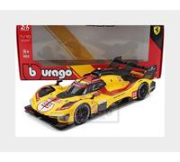 2025 Ferrari 499P 3.0L Turbo V6 Nº83 Kubica/Hanson/Ye Ganadores 24h LeMans 1:18