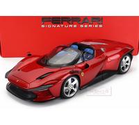 1:18 BURAGO Ferrari Daytona Sp3 Spider Open Roof 2022 Magna Met Red BU16913R
