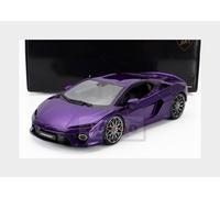 Bburago - Lamborghini Temerario Violeta Metalizado, Coche diecast a Escala 1:18, réplica Detallada con Puertas, capó y Maletero Que se abren, Interior Realista, Edad Recomendada 3+ años
