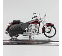 1:18 Escala Retro Old Boy Motor Bike Diecast Vehículos De Juguete Modelo Motocicleta Coche Adultos Favoritos para Harley FLSTS Heritage Springer 1998