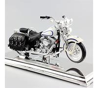 1:18 Escala Retro Old Boy Motor Bike Diecast Vehículos De Juguete Modelo Motocicleta Coche Adultos Favoritos para Harley FLSTS Heritage Springer 1998
