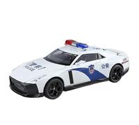 1:18 For GTR Coche De Policía Coche Deportivo Aleación Diecast Modelo De Coche Sonido Y Luz Pull Back Coleccionable Regalo De Cumpleaños
