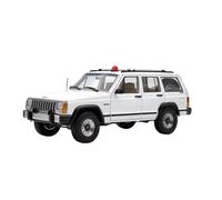 1 18 For Jeep XJ Cherokee SUV 4x4 Blanco Modelo De Coche Fundido A Presión Colección De Adultos Regalo Juguete Manualidades Conmemorativas