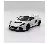 1:18 Fpr Lotus Exige S Modelo Metal Vehículo Juguete Exhibición Estática Carrera Coleccionable Juego Modelo de Coche Hobby(White)