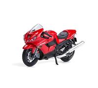 1:18 Kawasaki Ninja ZX-14R, Modelo De Motocicleta De Aleación, Motocicleta De Carreras Callejeras De Metal Fundido A Presión