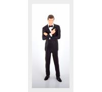 1:18 KK SCALE Figures Man With Gun Car Not Included Black White KKFIG019