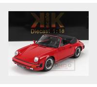 MODELO DE COCHE ESTÁTICO KK PORSCHE 911 SC CABRIOLET 1983 ROJO MODELISMO 1/18