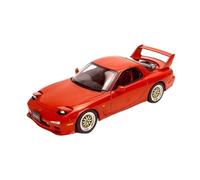 1:18 Mazda RX-7 Modelo De Coche De Aleación para Adultos Colección Exhibición Recuerdo Decoración del Hogar Exquisita Artesanía Decoración(Red)