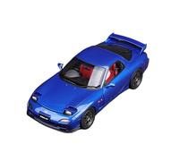 1:18 Mazda Rx7 Spirit R Modelo De Coche De Aleación Fundida A Presión Totalmente Abierto Exquisita Artesanía Decoración(Blue)