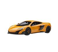 1/18 McLaren 675LT Modelo De Coche Deportivo, Decoración del Hogar Fundición De Metal Colección De Vehículos(Orange)