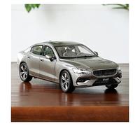 1/18 para 2020 Volvo New Generation S60 Metal Fundido A Presión Alta Simulación Coche Modelo Artesanía(Cromo)