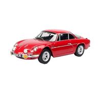 1/18 para Alpine A110 1600S Coupé Modelo De Aleación De Coche Clásico Adorno Nostálgico Colección Juguete Exquisita Artesanía Decoración(Red)