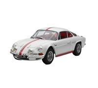 1/18 para Alpine A110 1600S Coupé Modelo De Aleación De Coche Clásico Adorno Nostálgico Colección Juguete Exquisita Artesanía Decoración(White)