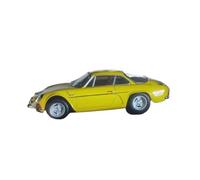 1/18 para Alpine A110 1600S Coupé Modelo De Aleación De Coche Clásico Adorno Nostálgico Colección Juguete Exquisita Artesanía Decoración(Yellow)