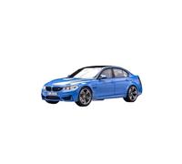 1:18 para BMW M3 F80 Modelo De Coche De Aleación De Simulación Colección De Recuerdos para Fanáticos Adultos Miniaturas De Automoción(Blue)