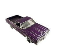 1:18 para Camioneta Chevrolet E1 Camino SS Modelo De Coche De Aleación Adorno Estático Colección De Recuerdos Miniaturas De Automoción(Purple)