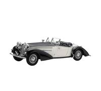 1:18 para El 855 Roadster 1939 Modelo De Coche De Aleación Adorno De Colección Recuerdo Fundición A Presión Exquisita Artesanía Decoración(Black)