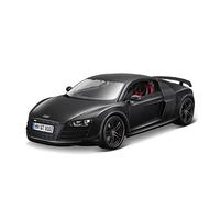 1 18 para El Audi R8 GT Mate Aleación Negra Fundición A Presión Modelo Estático Colección De Automóviles Joyas Regalos No Control Remoto Modelos