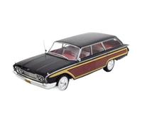 1 18 para Farbs Country Squire Modelo Coche Aleación Simulación Grano Madera Colección Decoración Escritorio Exhibición