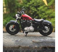 1:18 para Forty-Eight Special Alloy Sports Motorcycle Model Metal Cross-Country Racing Kids Toys Gifts