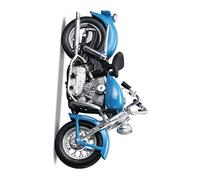 1:18 para Harley K Modelo 1952 Azul Motocicleta Fundido A Presión para Regalos De Niños Colección Adultos
