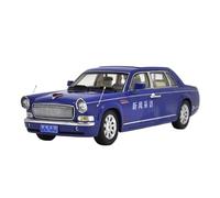 1 18 para Hongqi Ca7600 Entrevista De Noticias Coche Modelo Aleación Fundida A Presión Colección Recuerdos Estáticos