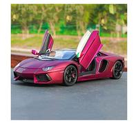 1 18 para Lamborghini LP700-4 Superdeportivo Coche En Miniatura De Aleación Fundido A Presión Colección De Vehículos Juguete No Control Remoto Modelos(Purple)