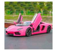1 18 para Lamborghini LP700-4 Superdeportivo Coche En Miniatura De Aleación Fundido A Presión Colección De Vehículos Juguete No Control Remoto Modelos(Rosado)