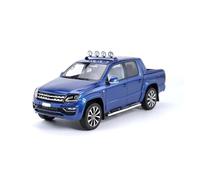 1:18 para maqueta de Coche VOIK Pickup Truck de Resina fundida a presión Adorno estático Decorativo de Escritorio Adorno Decoración del Hogar(Blue)