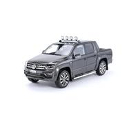 1:18 para maqueta de Coche VOIK Pickup Truck de Resina fundida a presión Adorno estático Decorativo de Escritorio Adorno Decoración del Hogar(Gray)
