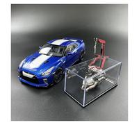 1:18 para Nissan R35 Edición del 50 Aniversario Modelo Coche Juguete Carrera Colección para Adultos Pantalla Estática Juego Modelo de Coche Hobby(Azul)