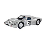 1:18 para Porsche 904 GTS Simulación Modelo De Coche De Aleación Adornos De Metal para Decoración del Hogar Miniaturas De Automoción(Silver)