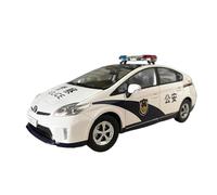 1:18 para Prius Police Simulado Aleación fundición presión Modelo Coche Serie decoración del hogar