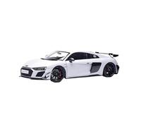 1/18 para R8 GT RWD Modelo De Coche De Aleación Juguetes para Adultos Adornos Estáticos Terminados Coleccionables Exquisita Artesanía Decoración(White)