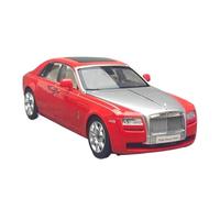 1:18 para Rolls-Royce Ghost Simulación De Aleación De Coche, Colección De Modelos De Coches Regalo para Amigos Y Familiares(Red Silver)