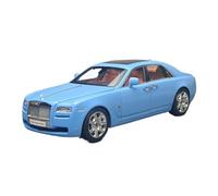 1:18 para Rolls-Royce Ghost Simulación De Aleación De Coche, Colección De Modelos De Coches Regalo para Amigos Y Familiares(Light Blue)