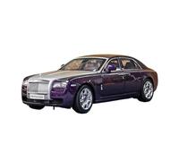 1:18 para Rolls-Royce Ghost Simulación De Aleación De Coche, Colección De Modelos De Coches Regalo para Amigos Y Familiares(Purple)