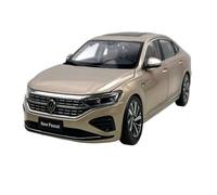 1:18 para SAIC Volkswagen Passat 2022 Modelo De Simulación De Aleación Coche Sedán De Exhibición para El Hogar(Gold)