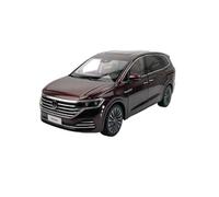 1:18 para SAIC Volkswagen Viloran MPV Modelo A Escala De Aleación Dorada/roja Adorno Interior Realista(Red)