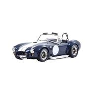 1 18 para Shelby Cobra 427 S/C Simulación De Aleación De Coche Modelo Juguetes Adultos Fans Coleccionables Pantalla Estática(Azul)