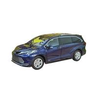 1:18 para Sienna MPV Simulación Modelo De Coche De Aleación Colección Adorno Decoración Miniaturas De Automoción(Blue)