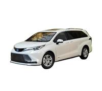 1:18 para Sienna MPV Simulación Modelo De Coche De Aleación Colección Adorno Decoración Miniaturas De Automoción(White)