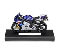 1:18 para Suzuki Gsx-r750 R 750 Modelo De Motocicleta Aleación Simulación con Fondo Base Escena Club Motociclistas Moto