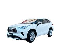 1 18 para Toyota 2022 Highlander Aleación Blanca Fundición A Presión Modelo Estático Colección De Coches Regalo De Moda Miniaturas De Automoción