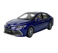 1:18 para Toyota Camry 2021 Modelo A Escala 1:18 De Aleación Azul Sedán De Moda Adorno Navideño