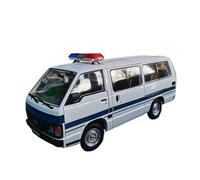 1:18 para Toyota Hiace Coche De Policía Furgoneta YH50 Camión Simulación De Aleación Colección De Modelos De Coches Ornamento Estático