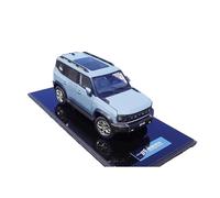 1:18 para viajeros SUV Modelo de Coche de Juguete de aleación fundida a presión Modelo Escritorio Decoración colección Adorno Decoración del Hogar(Blue)